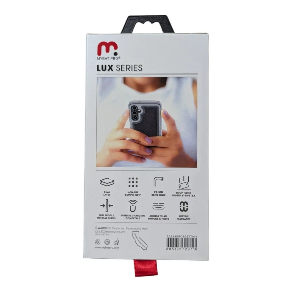 Q5. Mybat‎ Pro Lux Series Case Samsung Galaxy A14 5G Clear